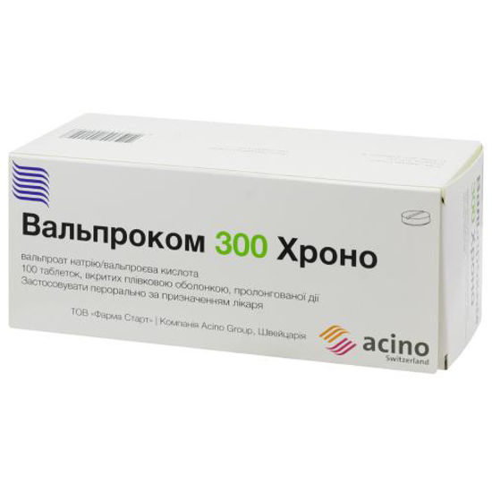Вальпроком 300 Хроно таблетки №100.